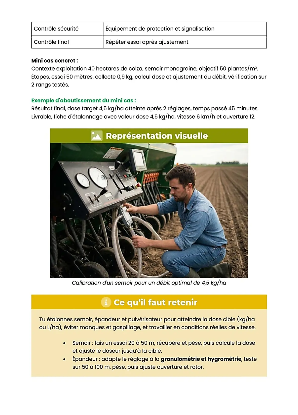 Example Fiche de Révision BP Agroéquipement